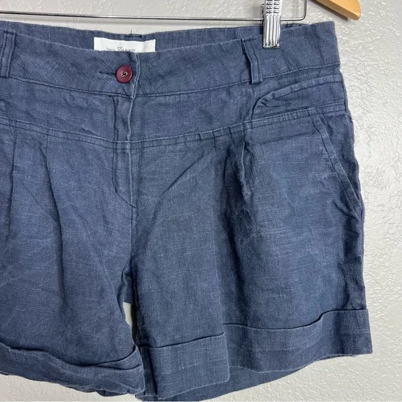 Ssunny linen pleated Lagenlook shorts sz large Korea - Picture 2 of 4